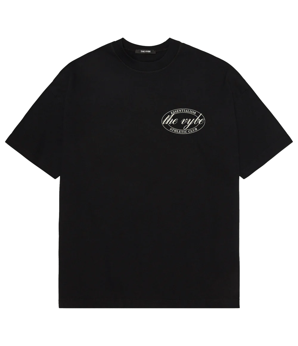 Athletic Club Black Tee