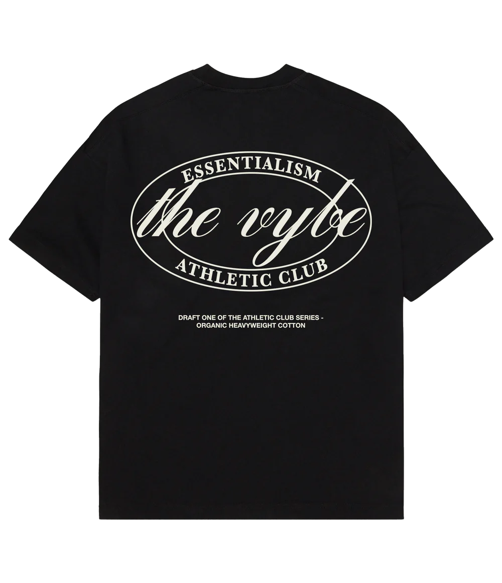 Athletic Club Black Tee