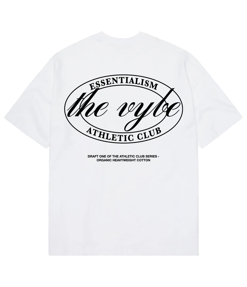 Athletic Club Tee White