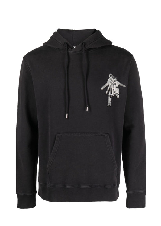 Klein Lovelock Hoodie-Washed Black