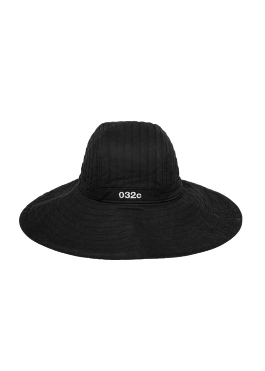 Euro Summer Hat-Washed Black