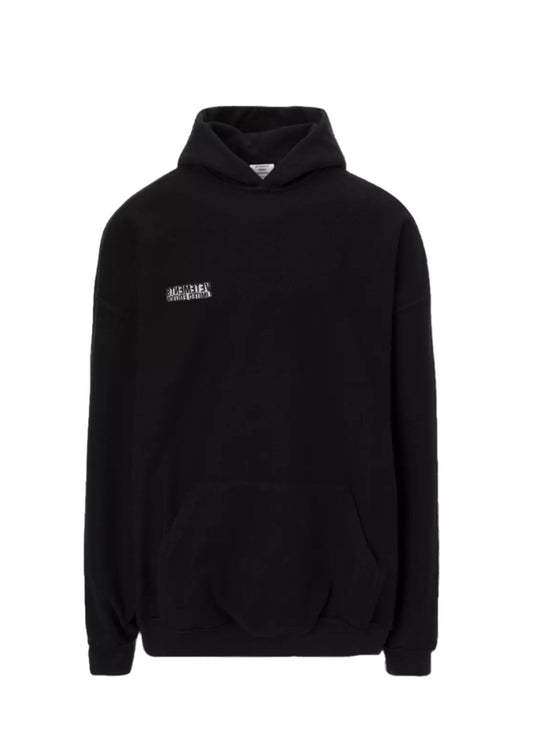 Inside-Out Logo Hoodie-Black