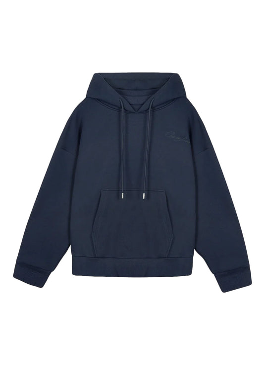 Waters Twin Rib Hoodie-Navy