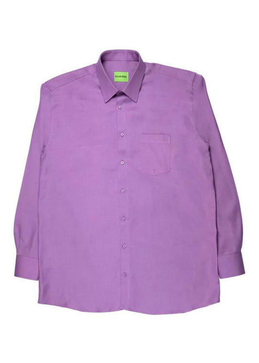 Oversized Buttoned Shirt-Mauve