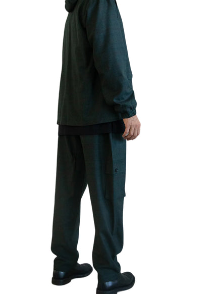 Side Pocket Trouser-Dark Green