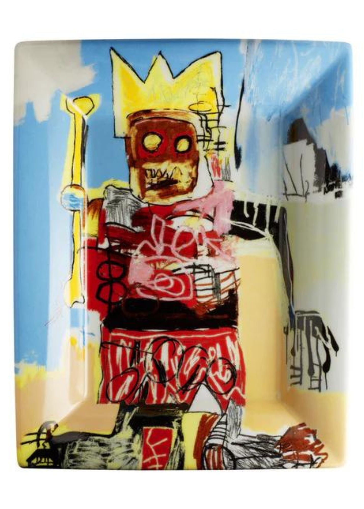 Basquiate Yellow Crown & Bone