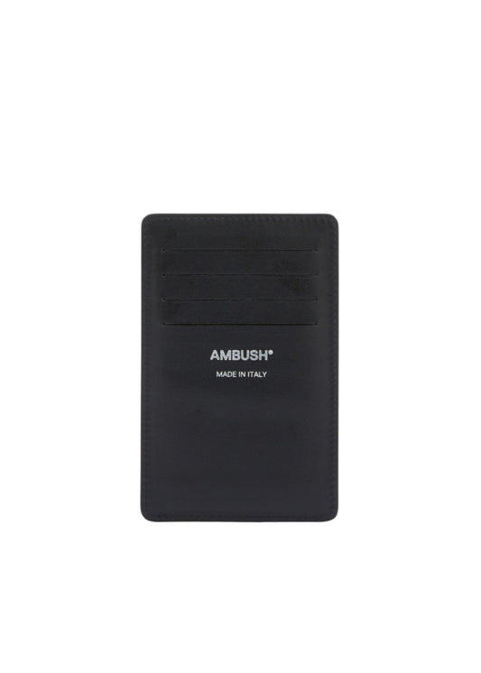 Amblem Card Holder-Black