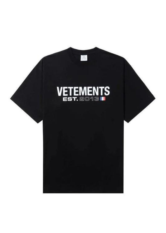 Flag Logo T-Shirt-Black