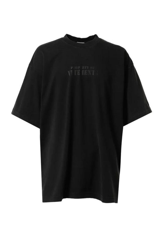 Property T-Shirt-Washed Black