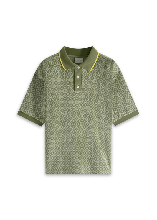 Polo Monogramme Green