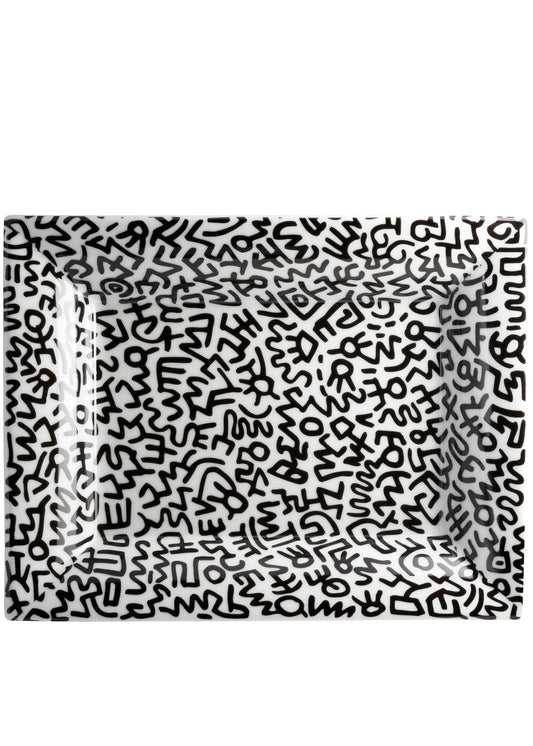 Keith HARING Tray Black Pattern