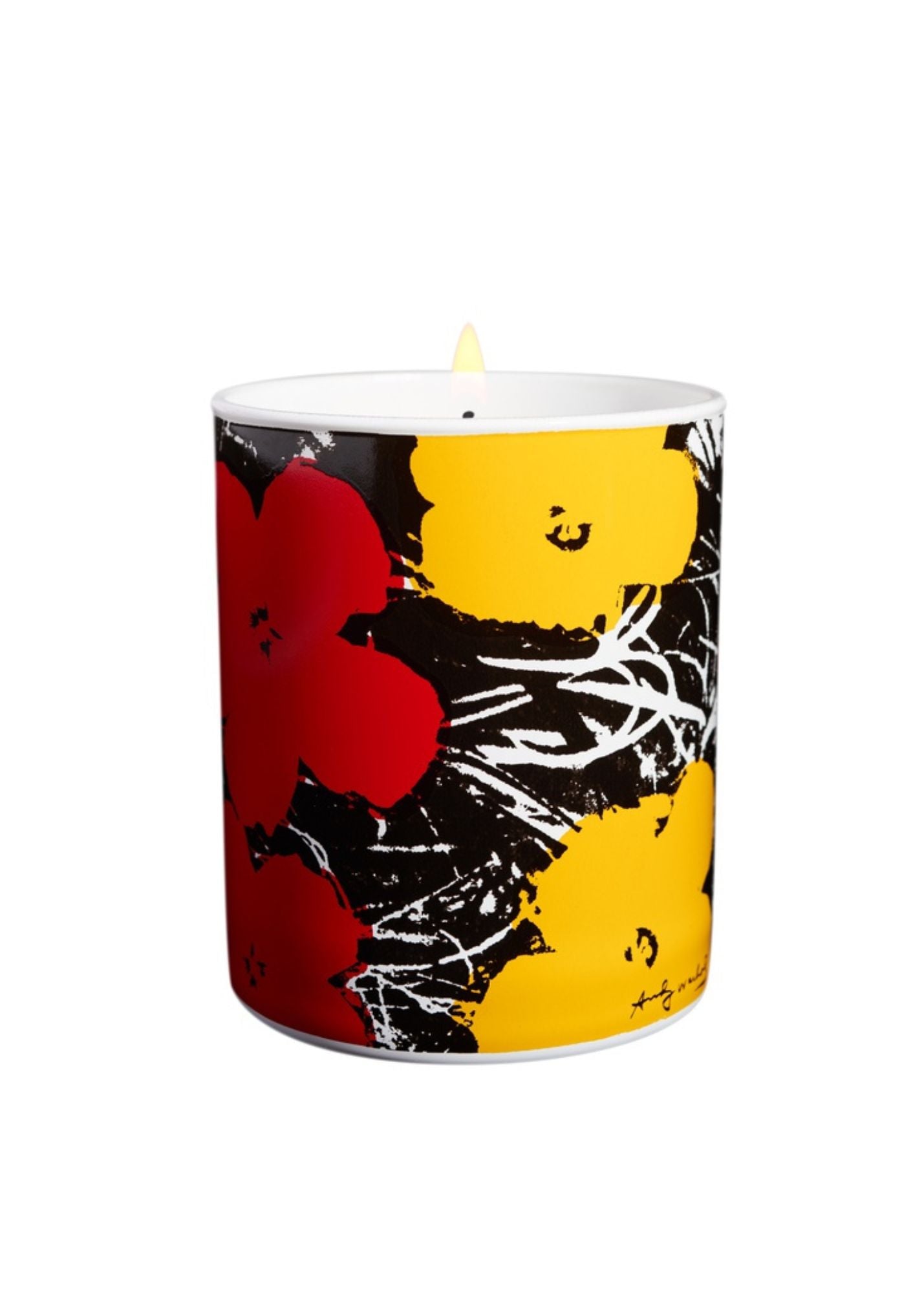 Andy Warhol Flower Candle